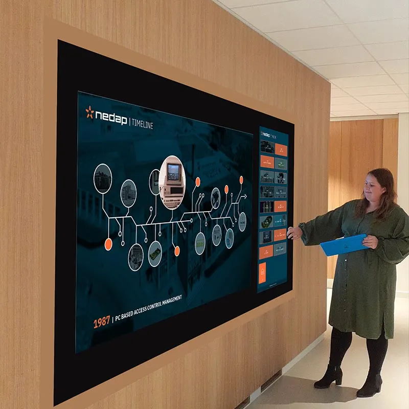 Nedap videowall omnitapps