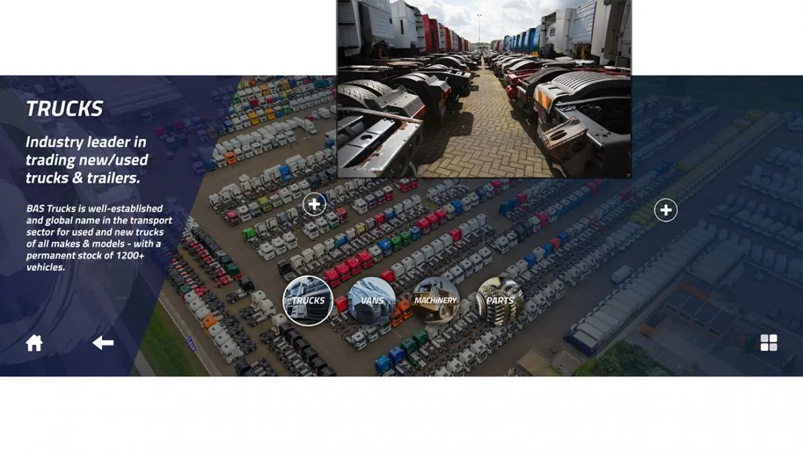 BAS Trucks Omnitapps4 app