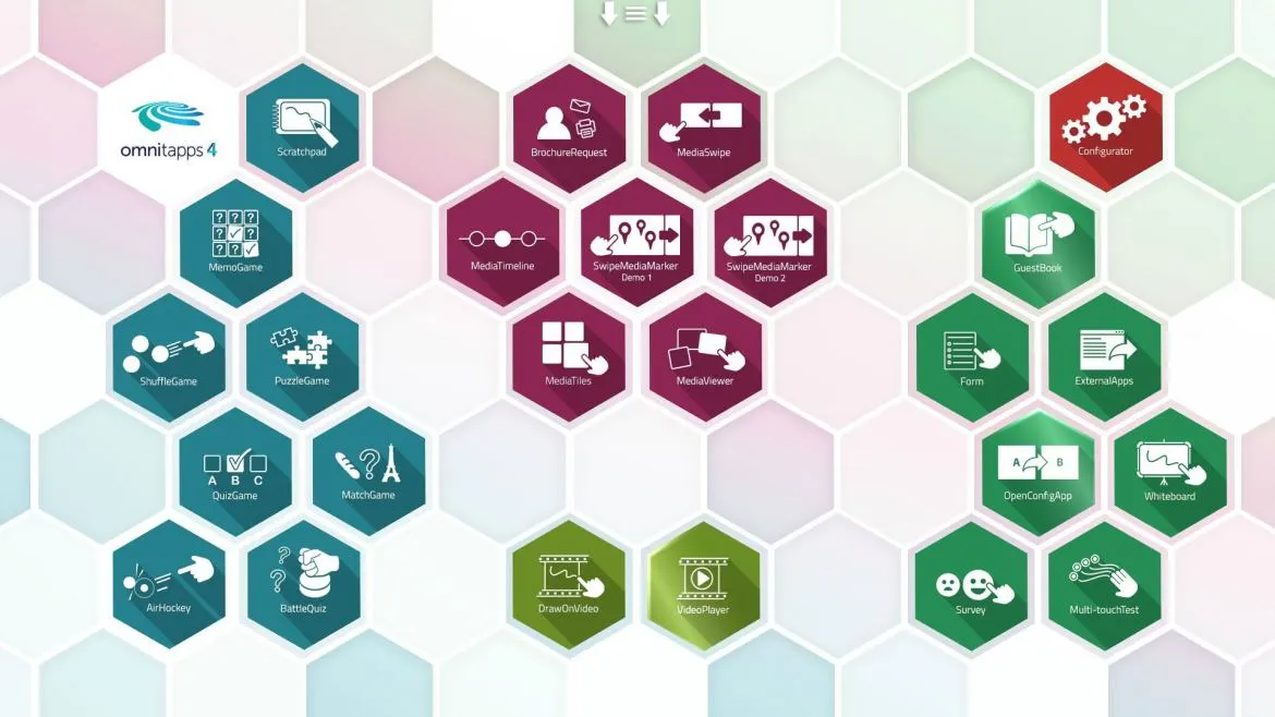 Screenshots van Omnitapps 4 Applicaties