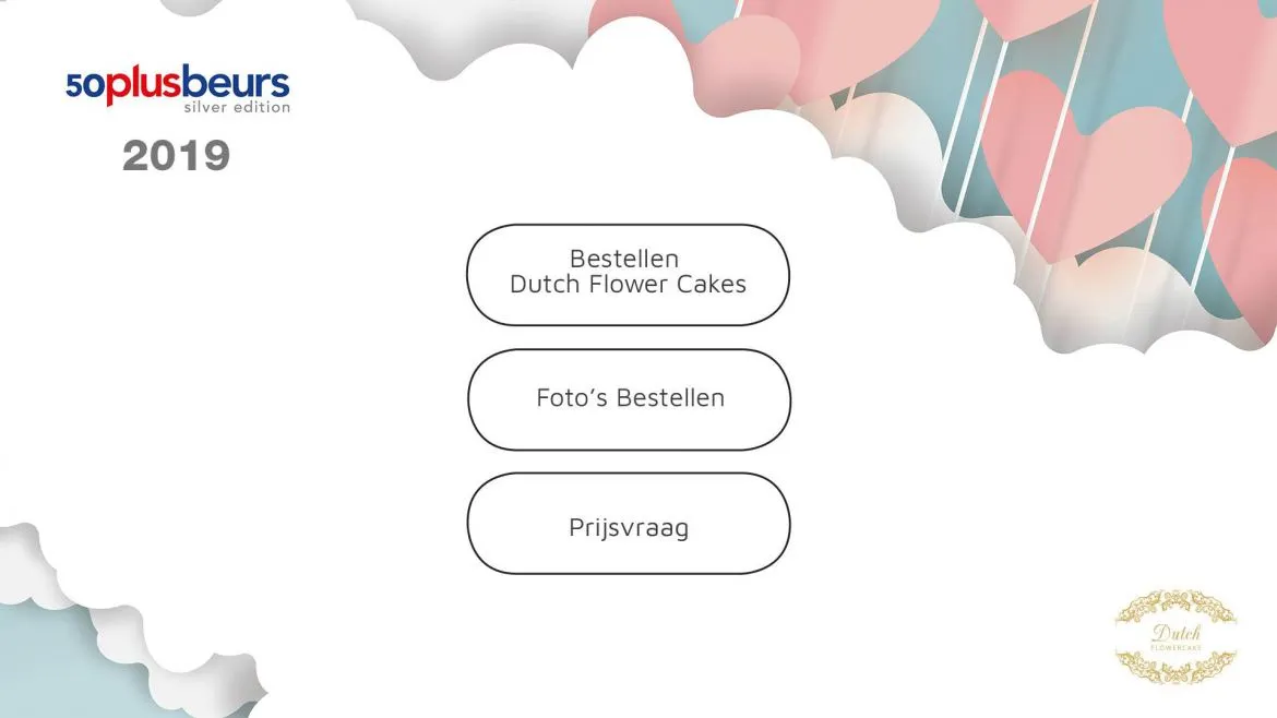 Screenshots Dutch Flower Cake App