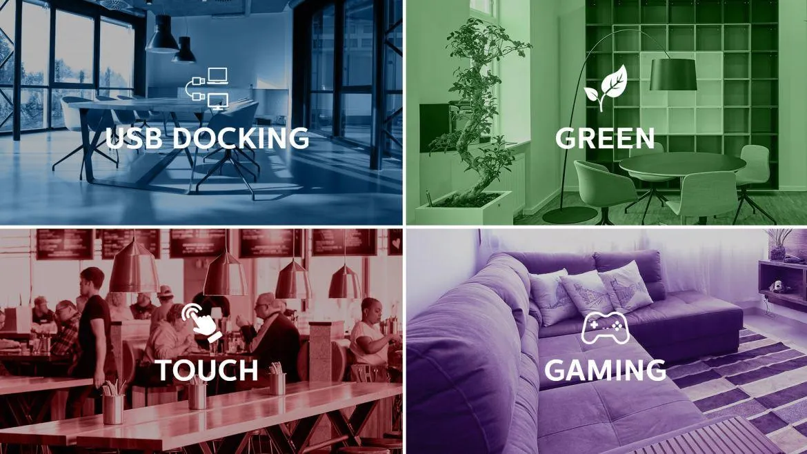 Screenshots van de Philips presentatie