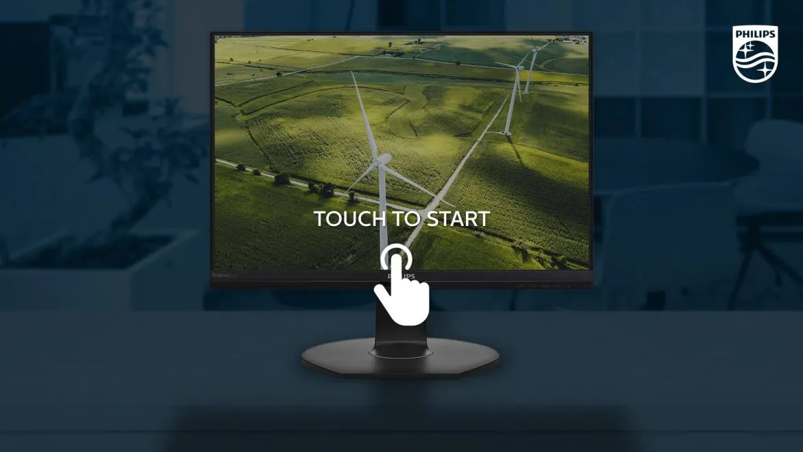 Screenshots van de Philips presentatie