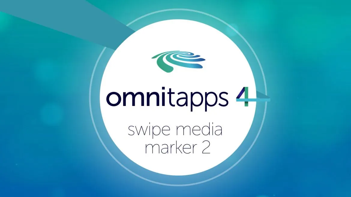 Omnitapps multi-touch software suite swipemediamarker applicatie