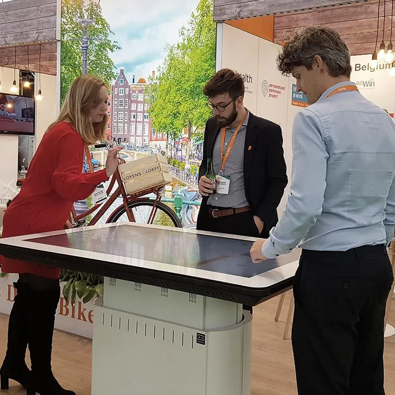 Health Holland touchscreen beurs Omnitapps4 Creations Design multi-touch software configuratie