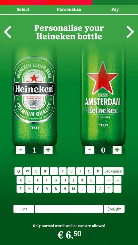 Screenshots van Bottle Your Own App 2.0