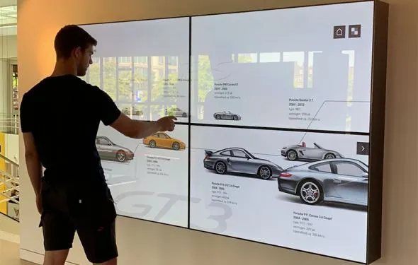 Ervaar je media nog beter en interactiever op een touchscreen videowall met Omnitapps